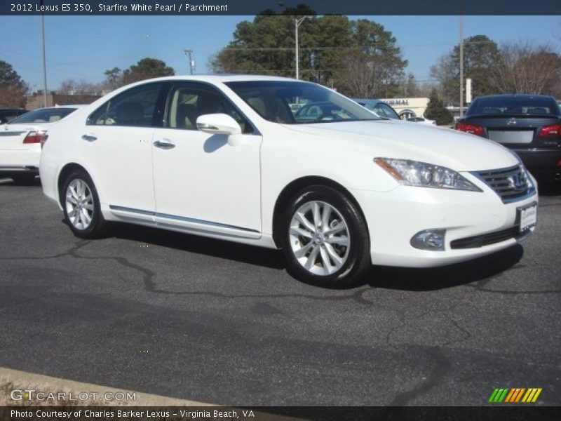 Starfire White Pearl / Parchment 2012 Lexus ES 350