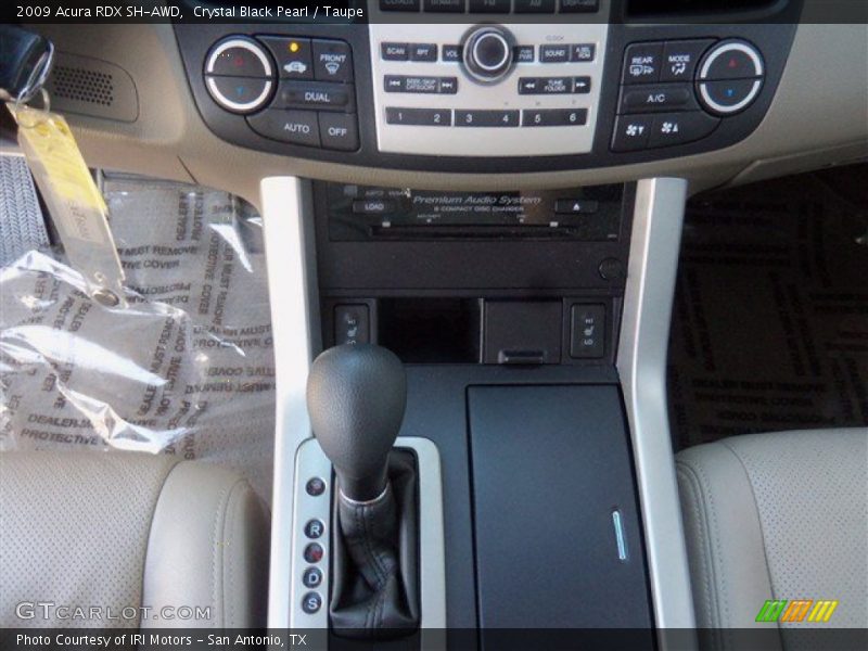 Crystal Black Pearl / Taupe 2009 Acura RDX SH-AWD