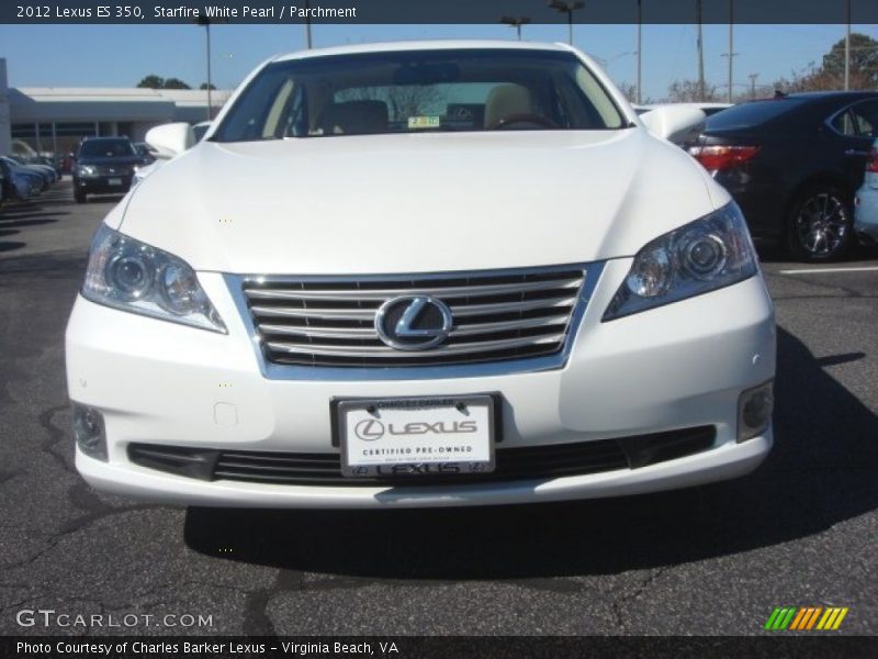 Starfire White Pearl / Parchment 2012 Lexus ES 350