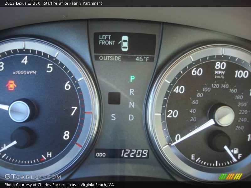 Starfire White Pearl / Parchment 2012 Lexus ES 350