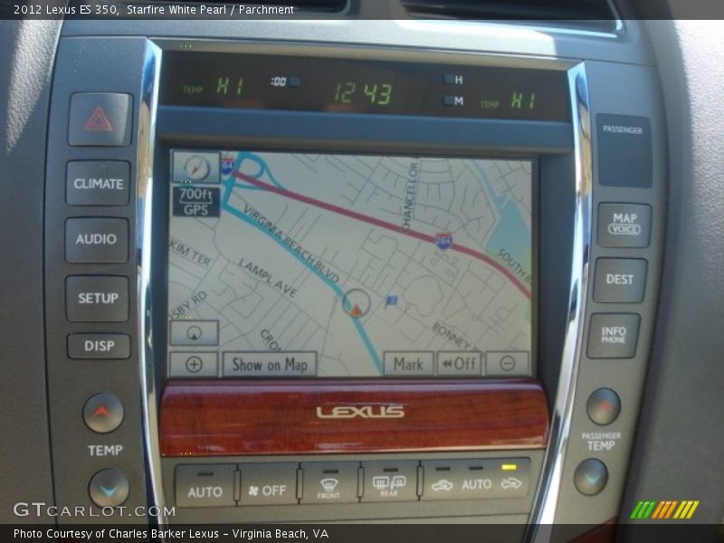 Starfire White Pearl / Parchment 2012 Lexus ES 350