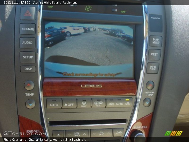 Starfire White Pearl / Parchment 2012 Lexus ES 350