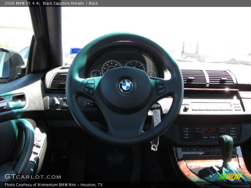 Black Sapphire Metallic / Black 2006 BMW X5 4.4i