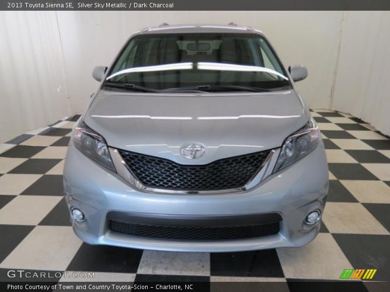 Silver Sky Metallic / Dark Charcoal 2013 Toyota Sienna SE