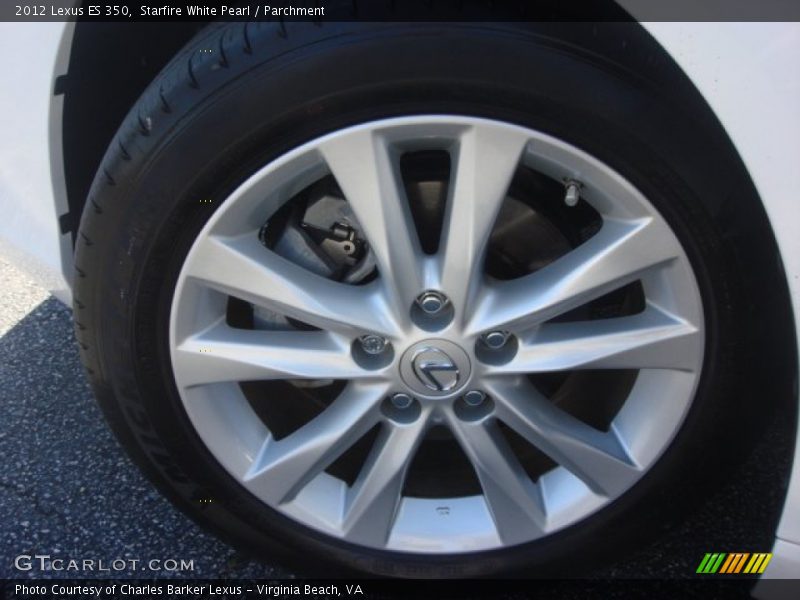 Starfire White Pearl / Parchment 2012 Lexus ES 350