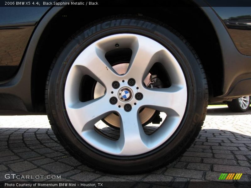 Black Sapphire Metallic / Black 2006 BMW X5 4.4i