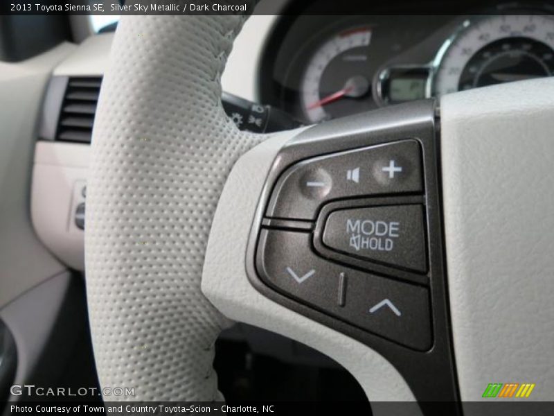 Silver Sky Metallic / Dark Charcoal 2013 Toyota Sienna SE