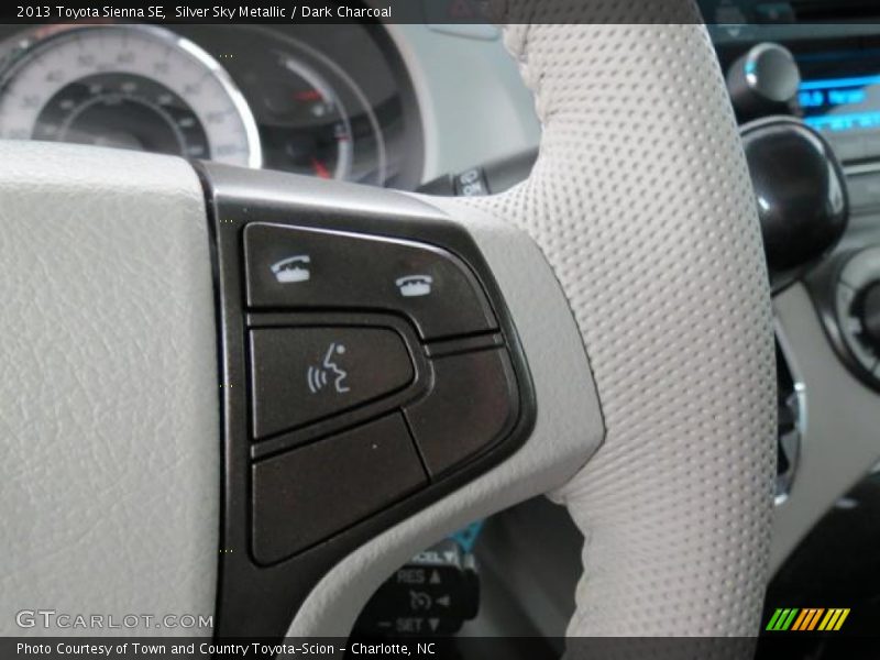 Silver Sky Metallic / Dark Charcoal 2013 Toyota Sienna SE