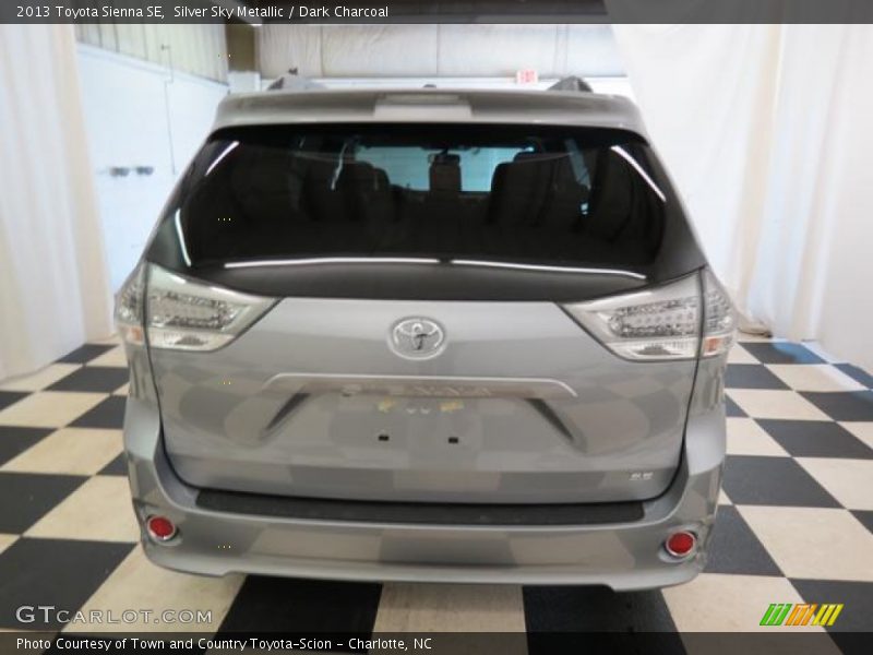 Silver Sky Metallic / Dark Charcoal 2013 Toyota Sienna SE
