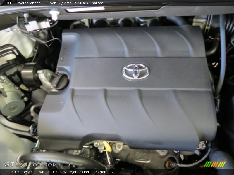 Silver Sky Metallic / Dark Charcoal 2013 Toyota Sienna SE