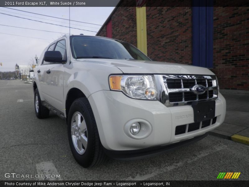 White Suede / Stone 2011 Ford Escape XLT