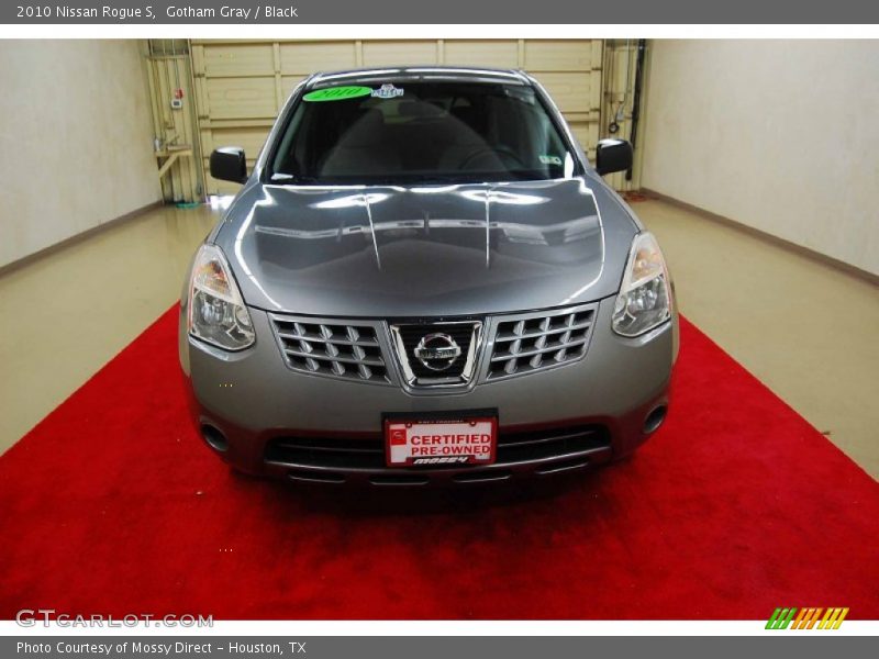Gotham Gray / Black 2010 Nissan Rogue S