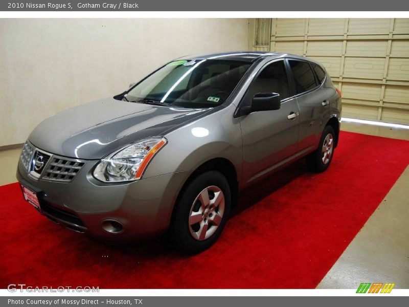 Gotham Gray / Black 2010 Nissan Rogue S