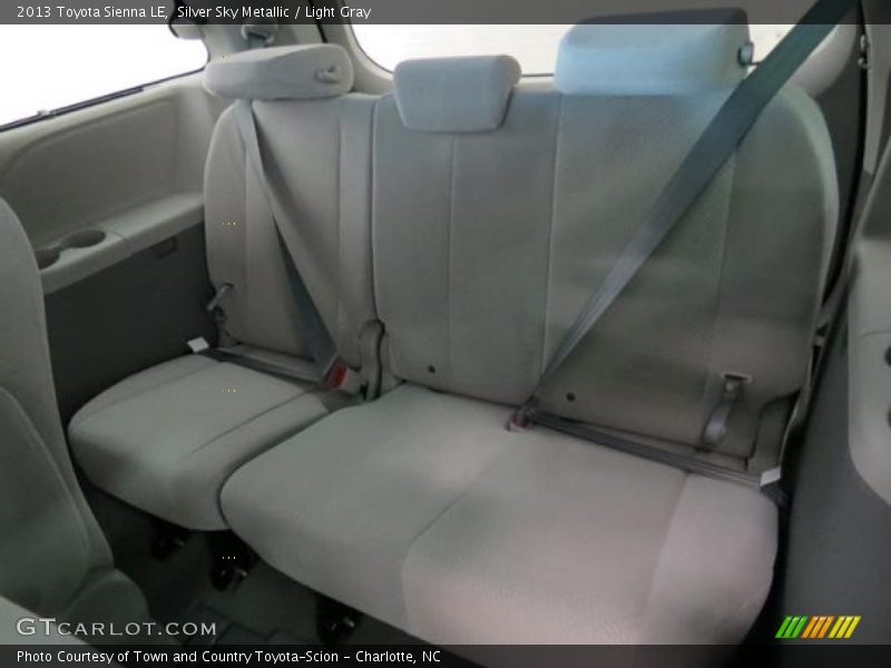 Rear Seat of 2013 Sienna LE