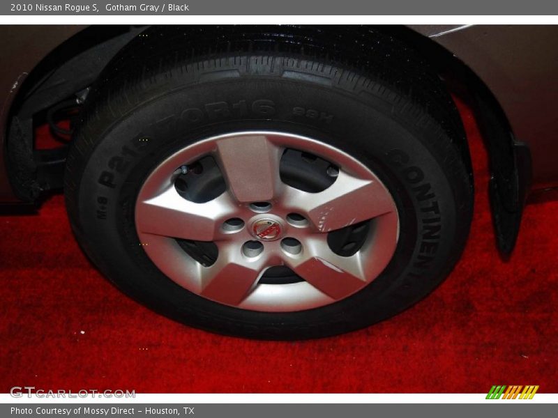 Gotham Gray / Black 2010 Nissan Rogue S