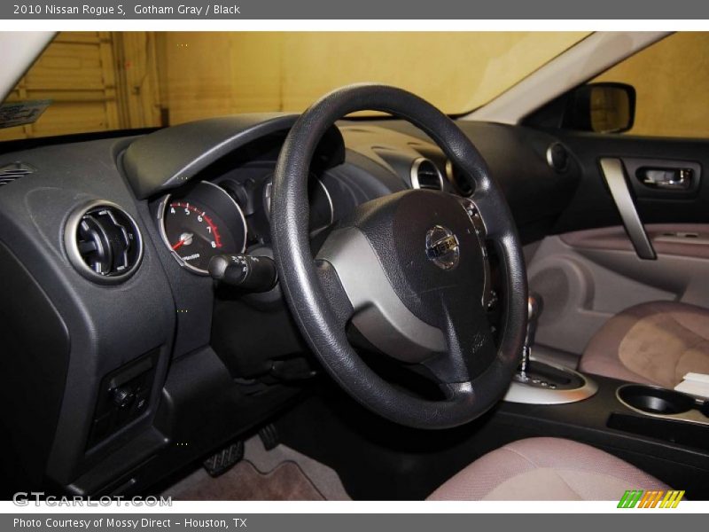 Gotham Gray / Black 2010 Nissan Rogue S