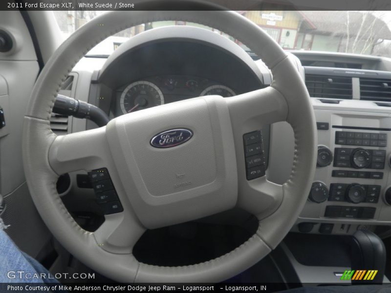 White Suede / Stone 2011 Ford Escape XLT