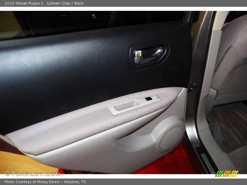 Gotham Gray / Black 2010 Nissan Rogue S