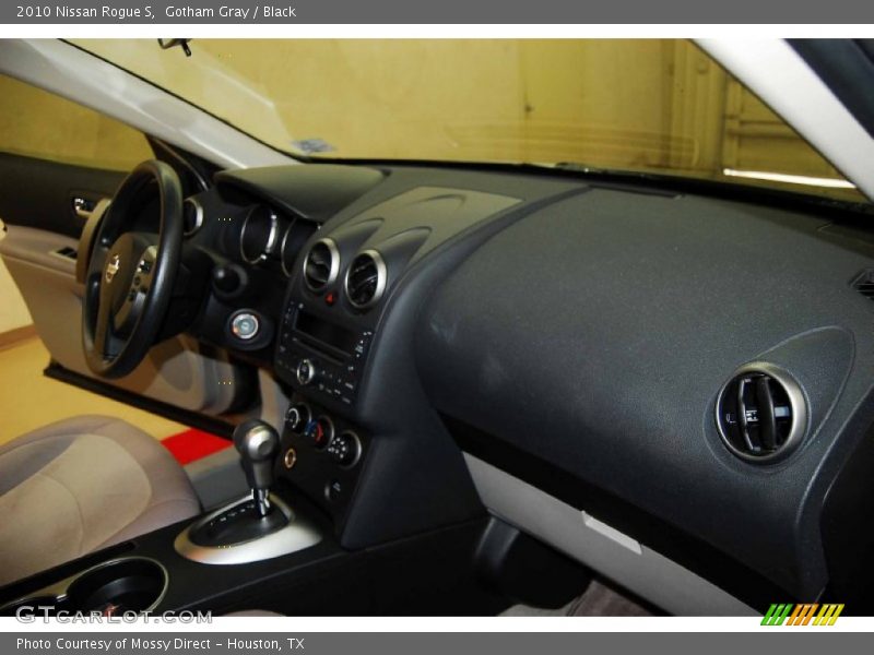 Gotham Gray / Black 2010 Nissan Rogue S