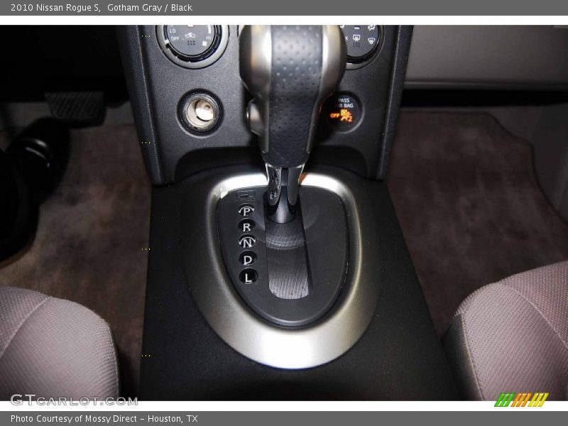 Gotham Gray / Black 2010 Nissan Rogue S
