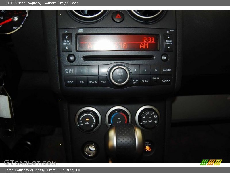 Gotham Gray / Black 2010 Nissan Rogue S