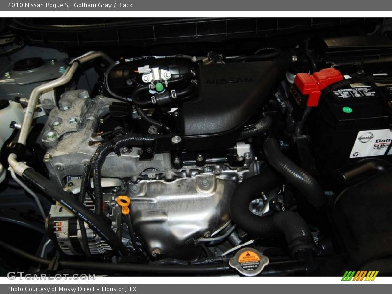Gotham Gray / Black 2010 Nissan Rogue S