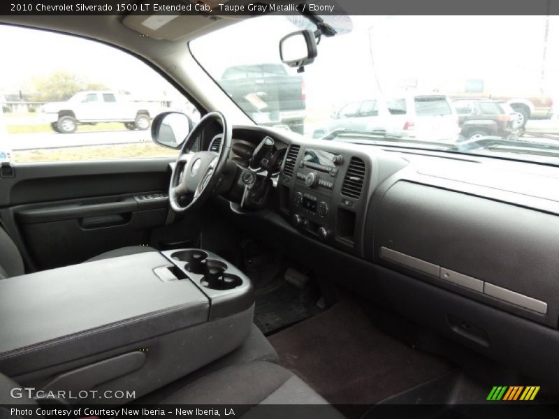 Taupe Gray Metallic / Ebony 2010 Chevrolet Silverado 1500 LT Extended Cab