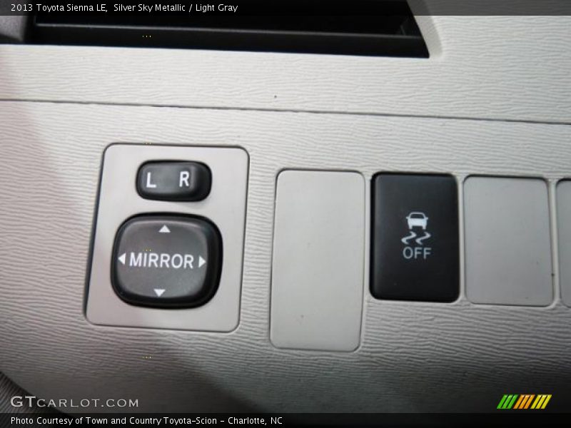 Silver Sky Metallic / Light Gray 2013 Toyota Sienna LE