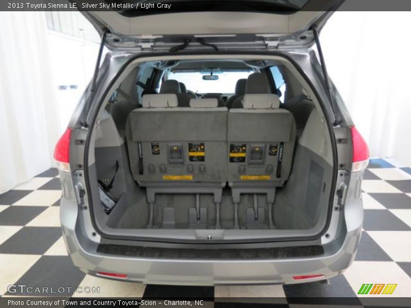  2013 Sienna LE Trunk