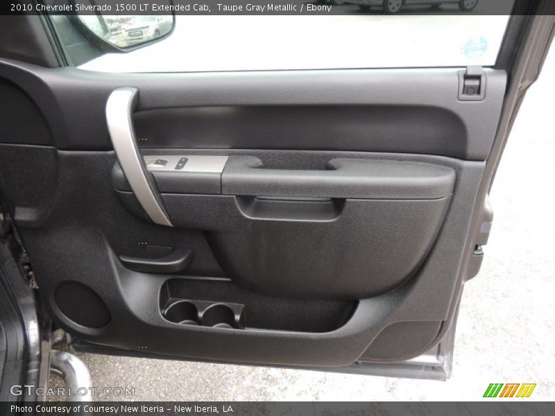 Taupe Gray Metallic / Ebony 2010 Chevrolet Silverado 1500 LT Extended Cab