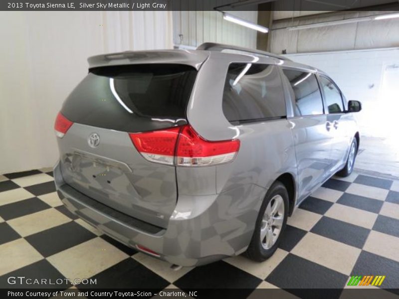 Silver Sky Metallic / Light Gray 2013 Toyota Sienna LE