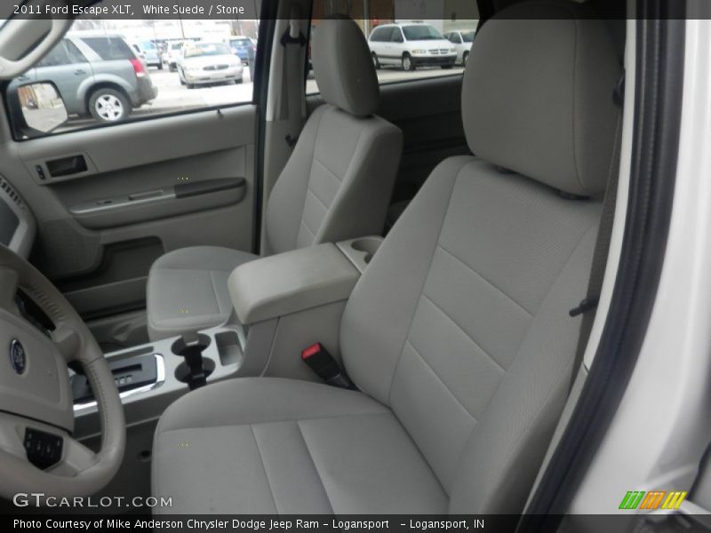 White Suede / Stone 2011 Ford Escape XLT