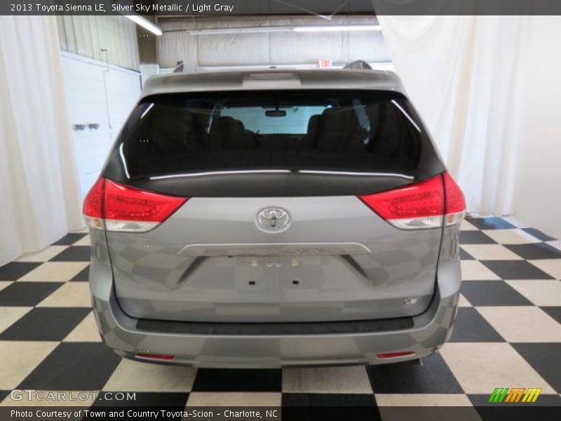 Silver Sky Metallic / Light Gray 2013 Toyota Sienna LE