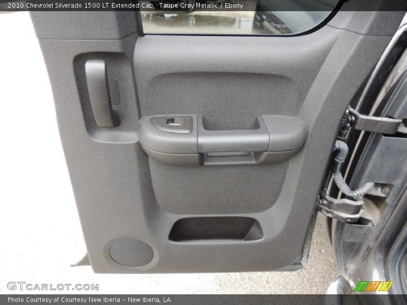 Taupe Gray Metallic / Ebony 2010 Chevrolet Silverado 1500 LT Extended Cab