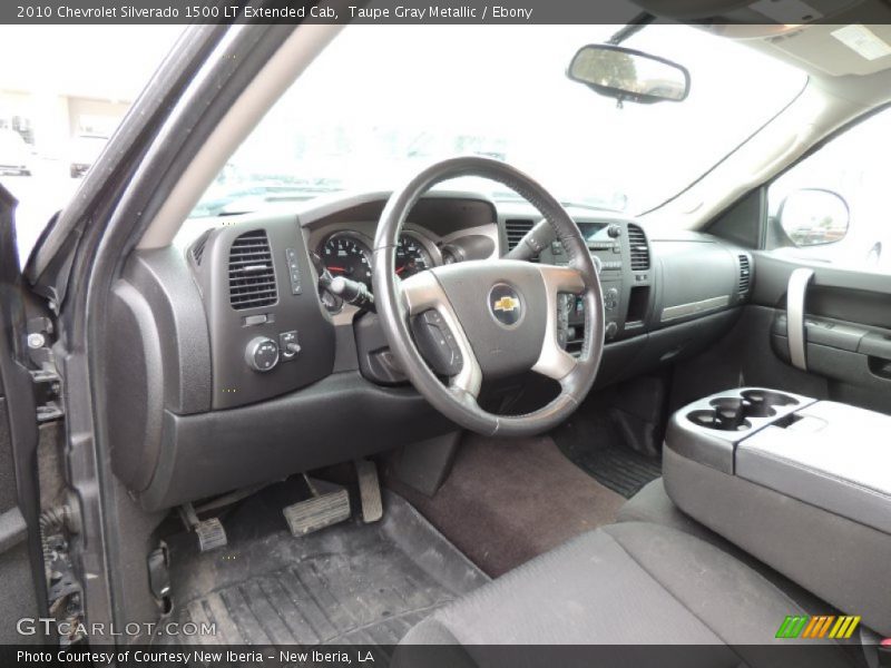Ebony Interior - 2010 Silverado 1500 LT Extended Cab 