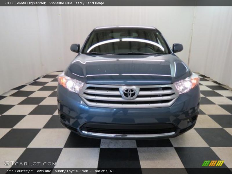 Shoreline Blue Pearl / Sand Beige 2013 Toyota Highlander