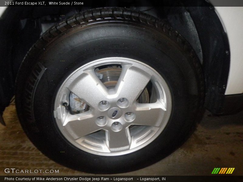 White Suede / Stone 2011 Ford Escape XLT