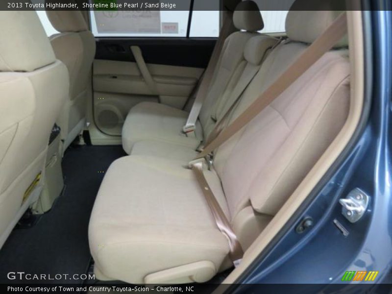 Shoreline Blue Pearl / Sand Beige 2013 Toyota Highlander