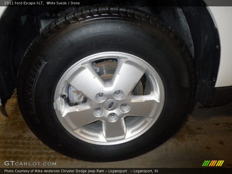 White Suede / Stone 2011 Ford Escape XLT