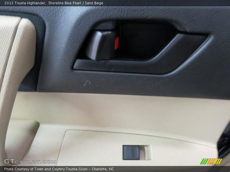 Shoreline Blue Pearl / Sand Beige 2013 Toyota Highlander