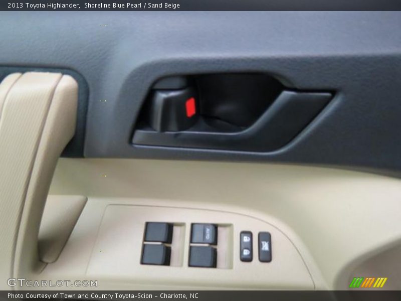 Shoreline Blue Pearl / Sand Beige 2013 Toyota Highlander