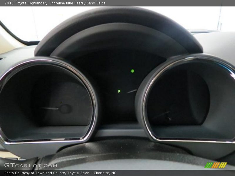 Shoreline Blue Pearl / Sand Beige 2013 Toyota Highlander