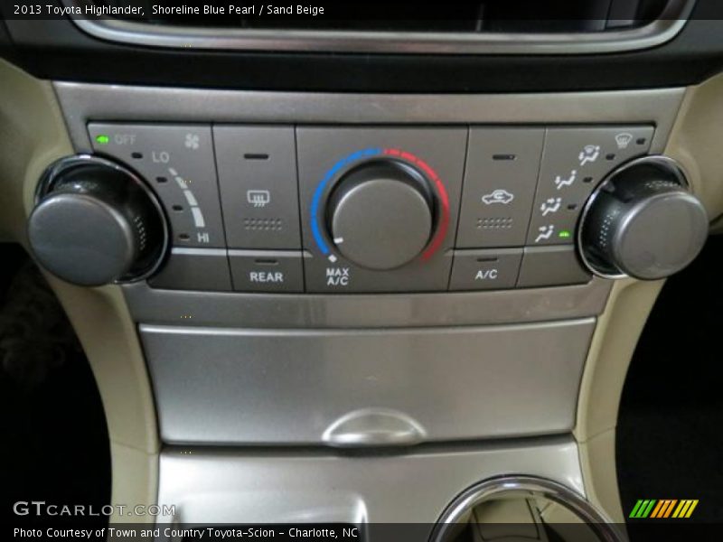 Shoreline Blue Pearl / Sand Beige 2013 Toyota Highlander