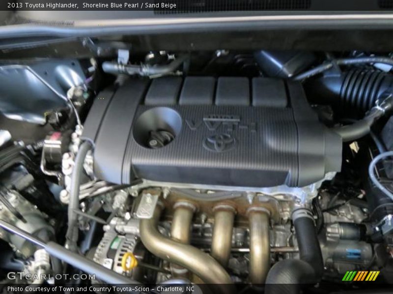 Shoreline Blue Pearl / Sand Beige 2013 Toyota Highlander