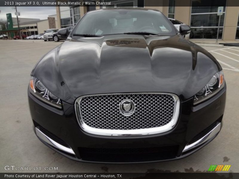 Ultimate Black Metallic / Warm Charcoal 2013 Jaguar XF 3.0
