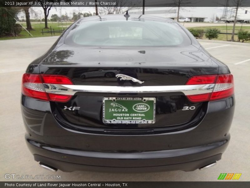 Ultimate Black Metallic / Warm Charcoal 2013 Jaguar XF 3.0