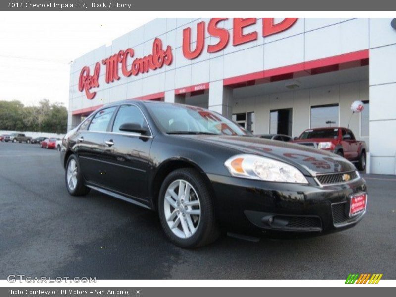 Black / Ebony 2012 Chevrolet Impala LTZ
