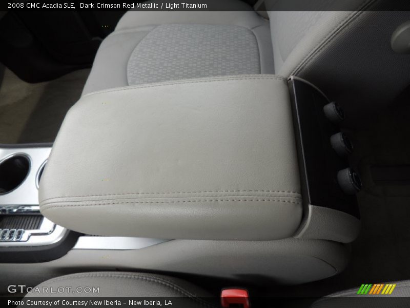 Dark Crimson Red Metallic / Light Titanium 2008 GMC Acadia SLE
