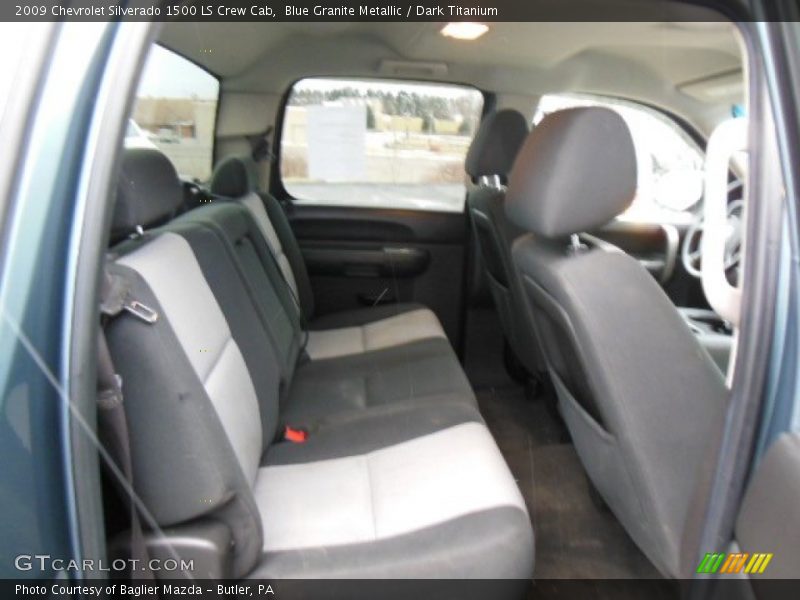 Blue Granite Metallic / Dark Titanium 2009 Chevrolet Silverado 1500 LS Crew Cab