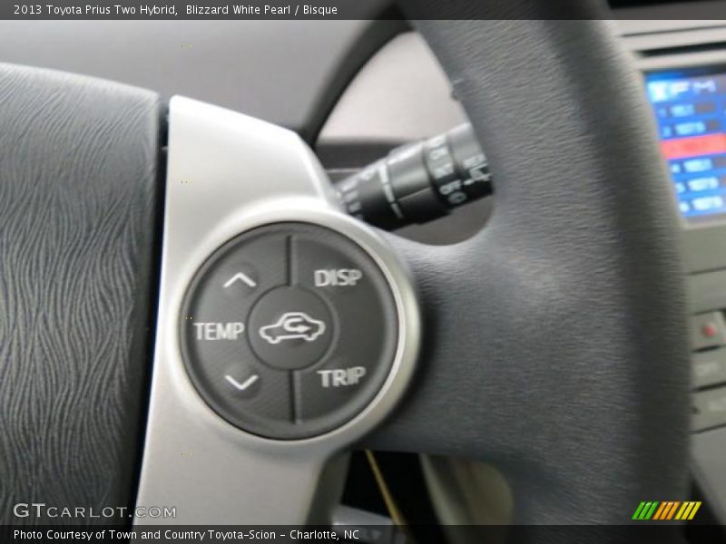 Blizzard White Pearl / Bisque 2013 Toyota Prius Two Hybrid